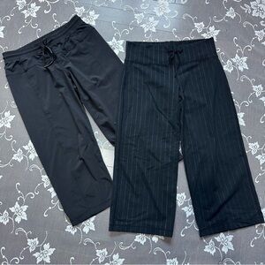 Lululemon Wide Leg Capri Pants Bundle of 2